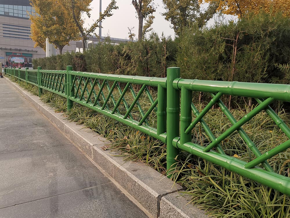 交叉桿仿竹護欄